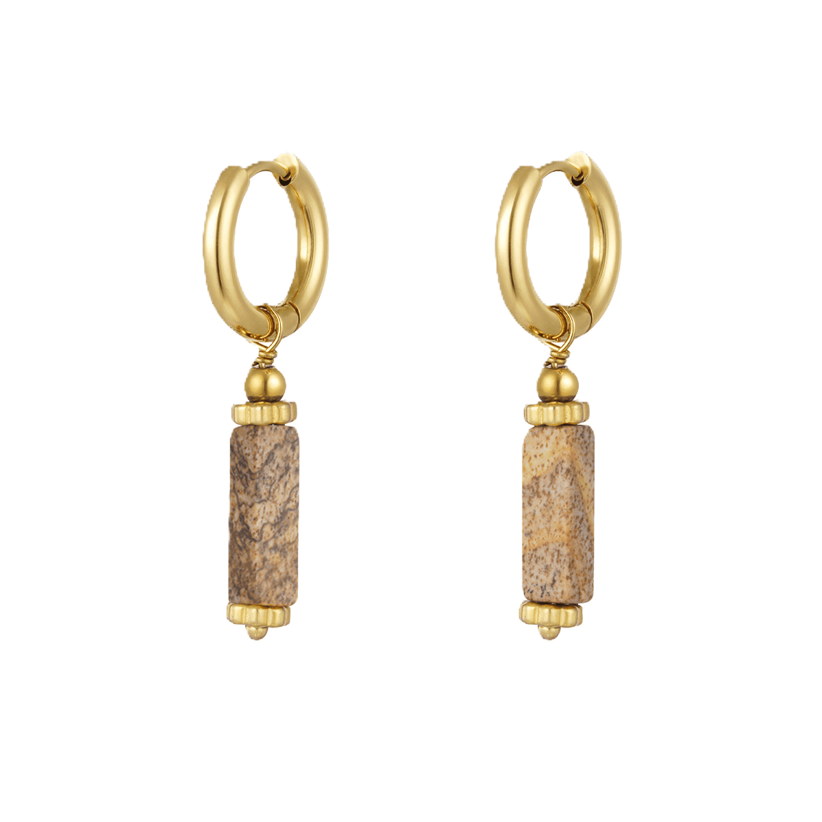 Oorbellen Hayley bruin