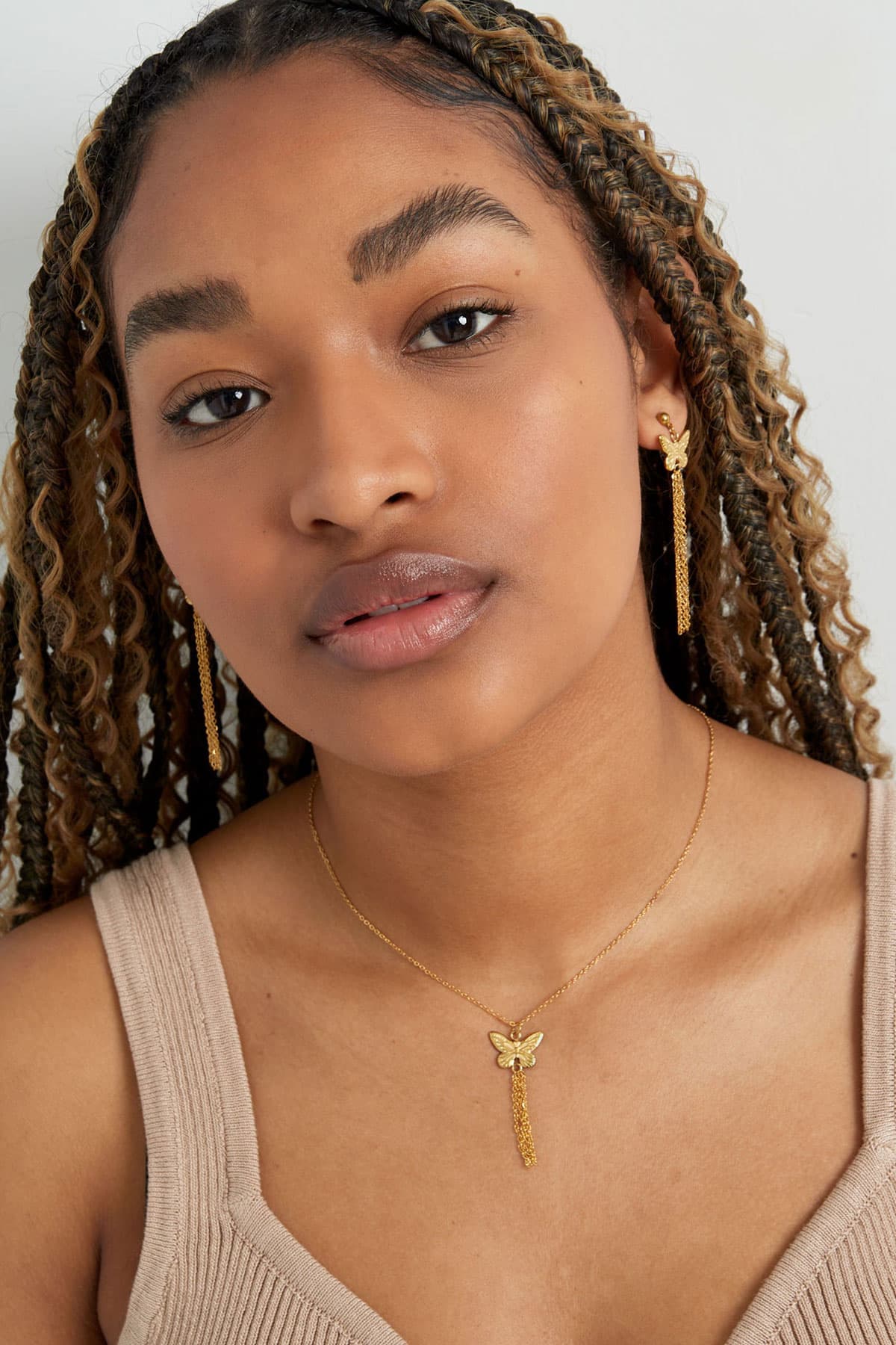 Lange Ketting met Vlinder 4