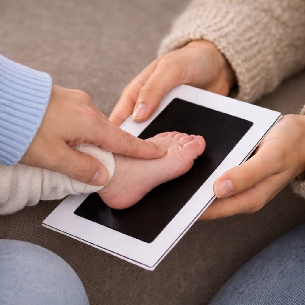 Stempelkussen voor Poot, Hand- of Voetafdruk — alternatieve afbeelding