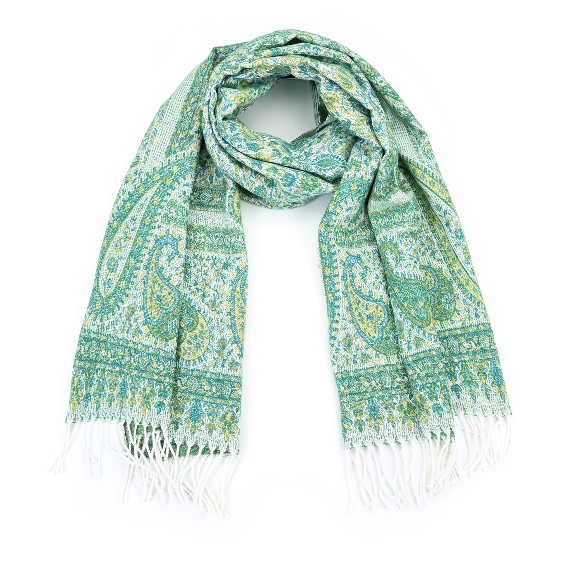 Sjaal Paisley groen