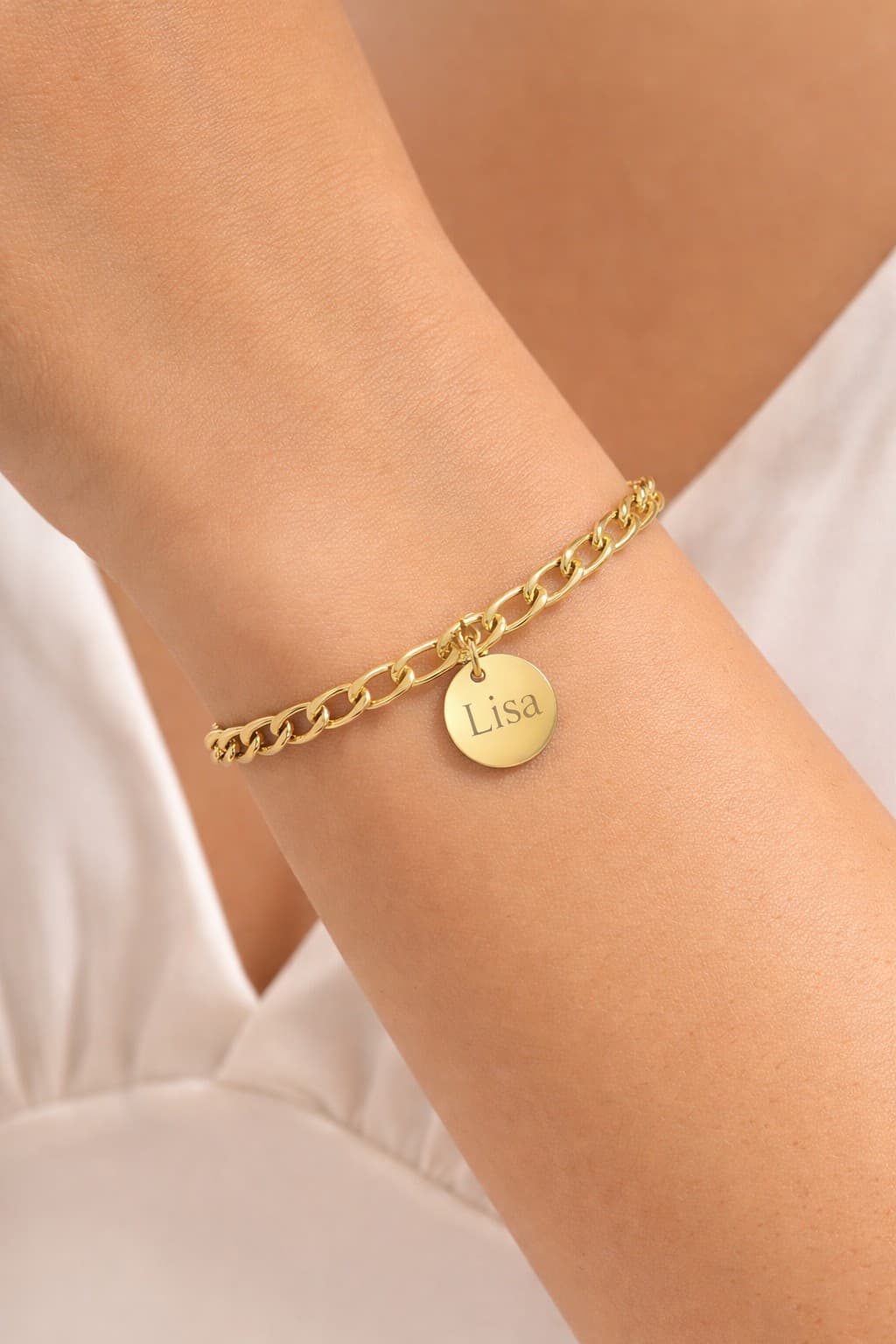 Schakelarmband met 1 Muntje 5