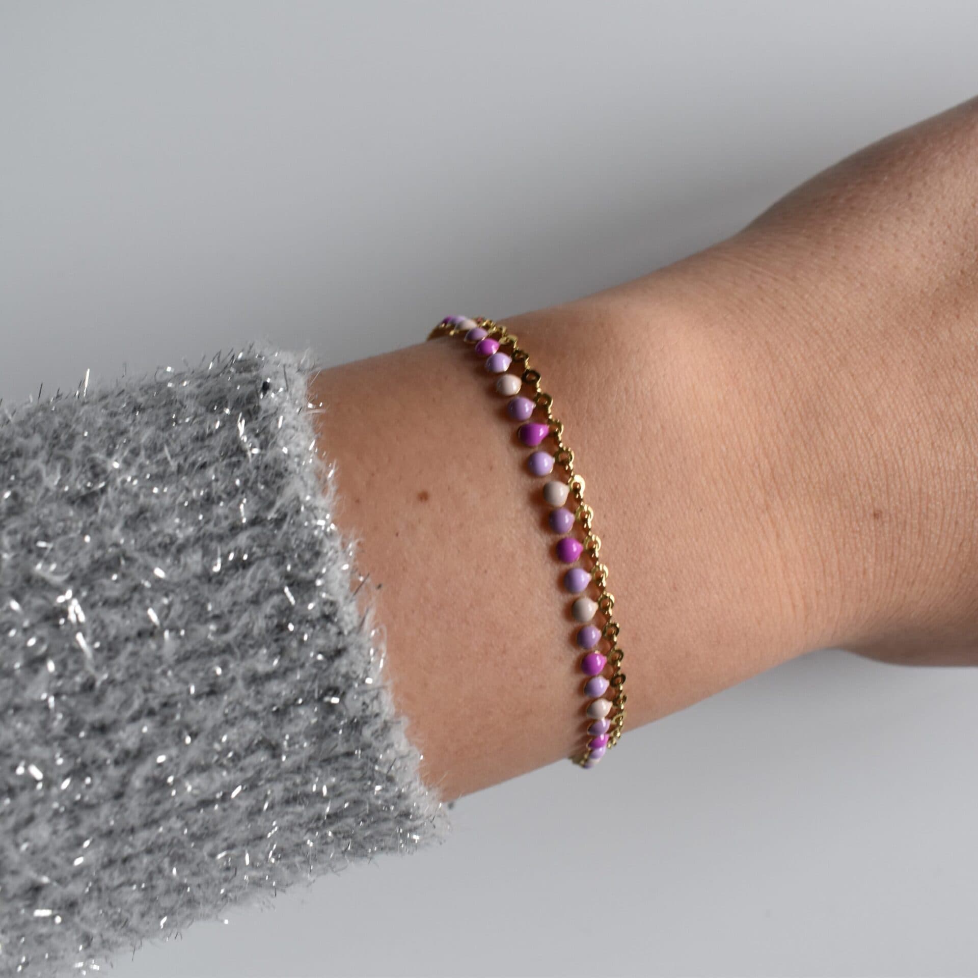 Armband Lucie roze — alternatieve afbeelding