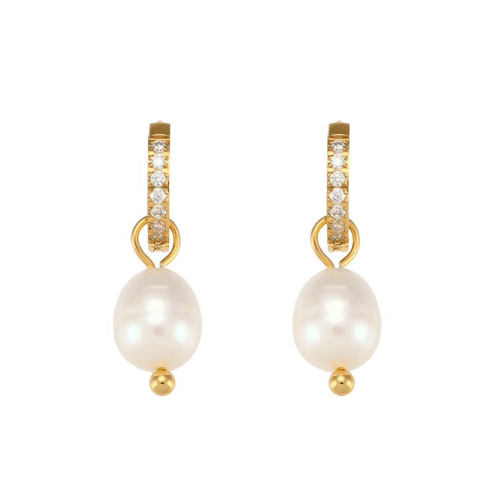 Oorbellen Diamond Pearl