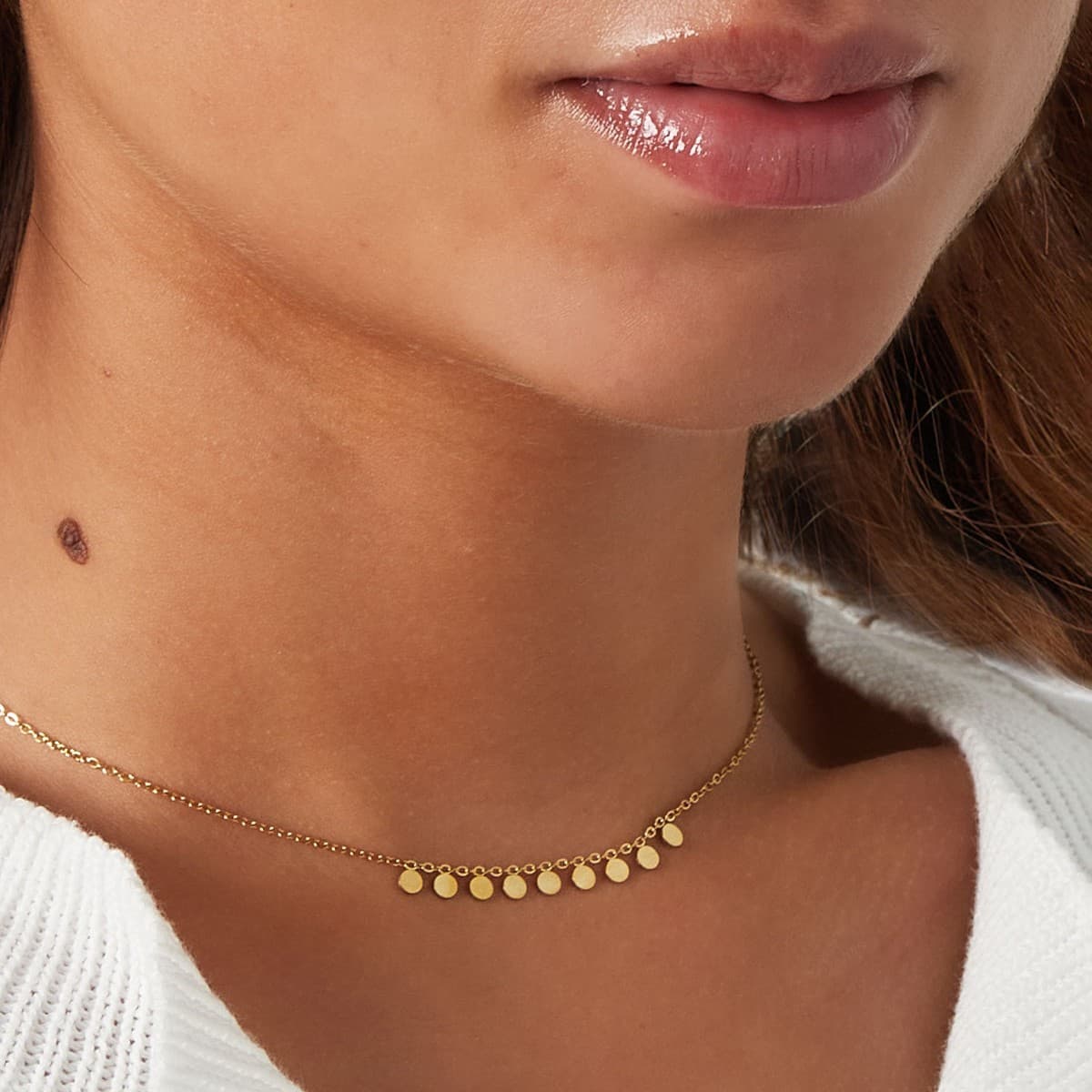 Ketting met muntjes — alternatieve afbeelding