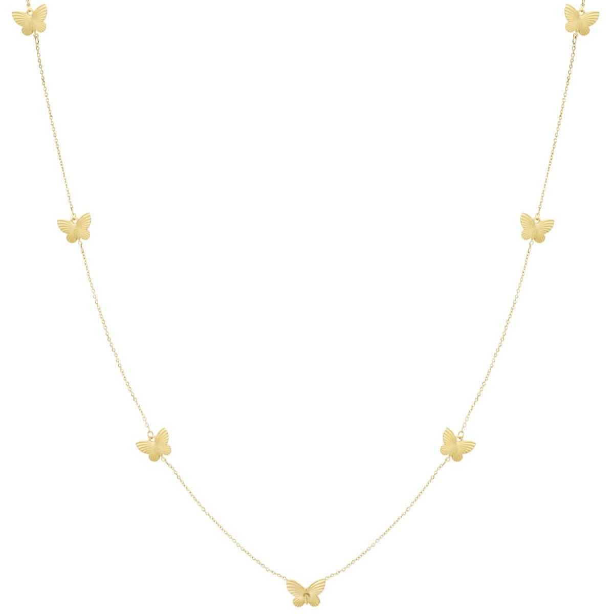 Lange Ketting met Vlinders