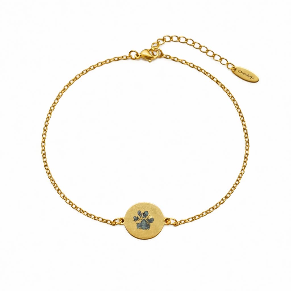 Graveerbare Munt Armband Pootafdruk