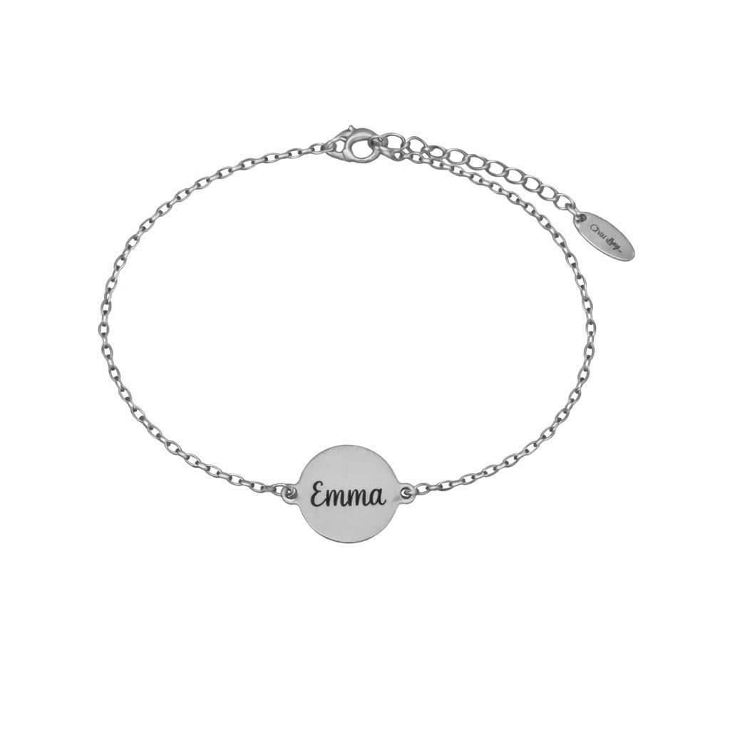 Graveerbare Armband Naam Munt