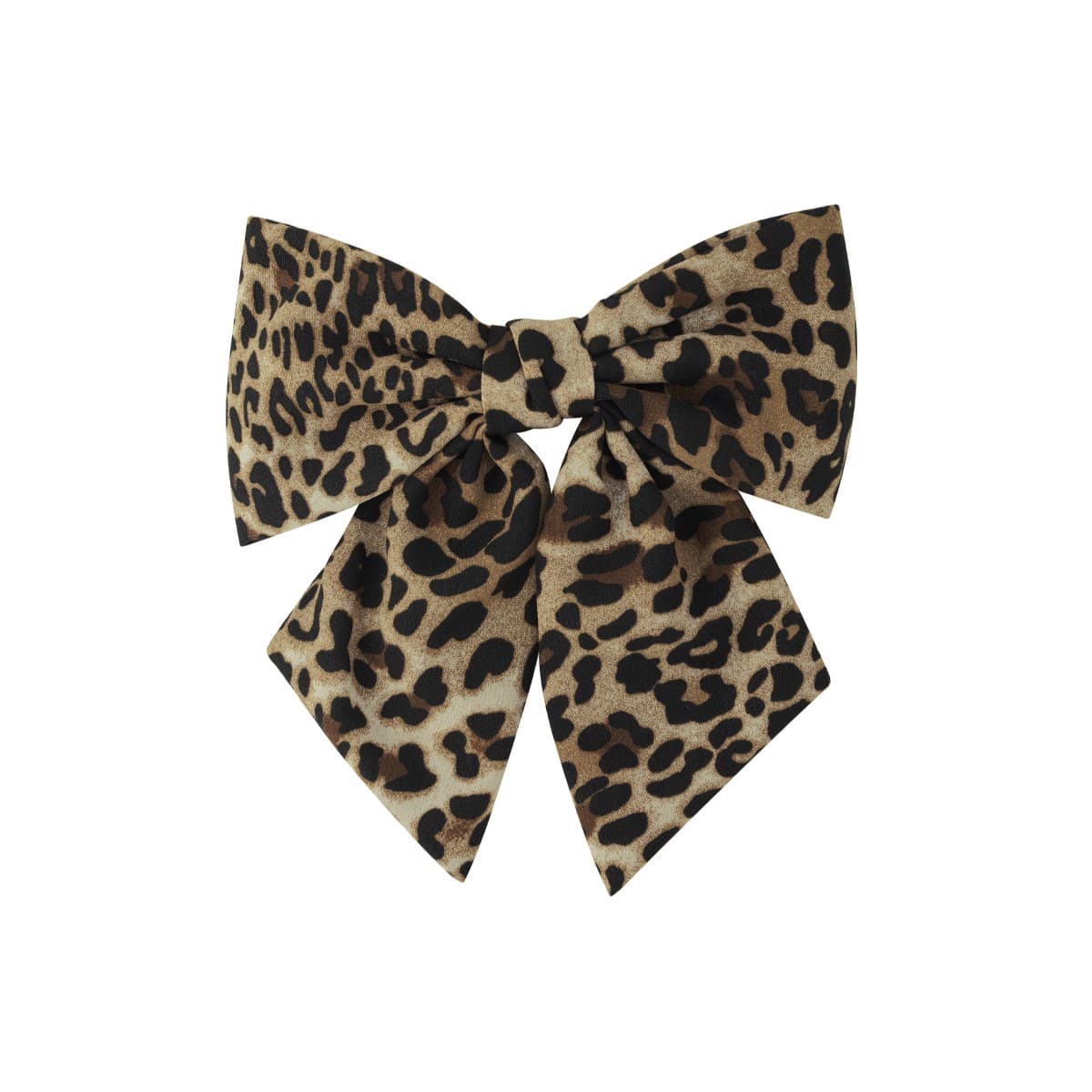 Haarstrik Panterprint zwart/beige