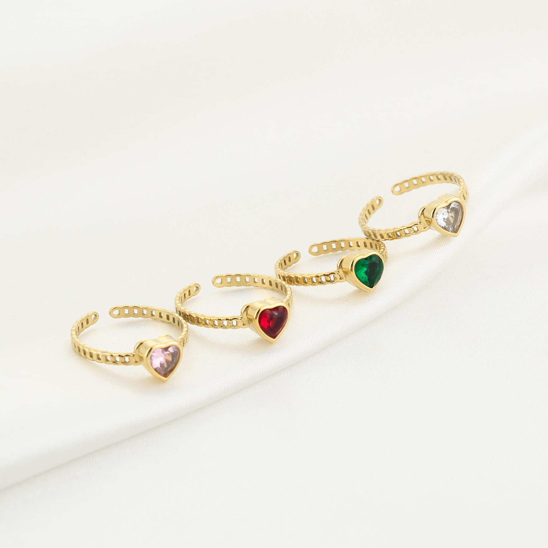 Ring hartje wit — alternatieve afbeelding