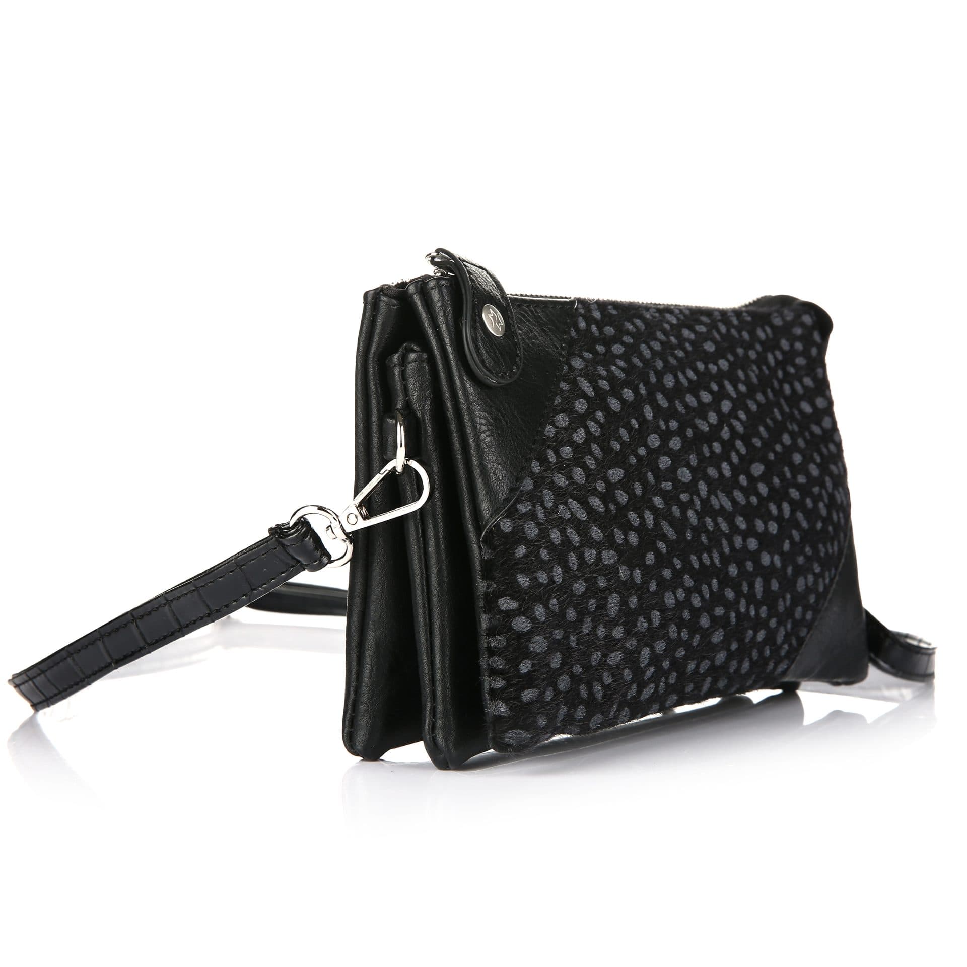 Schoudertas Cheeta zwart — alternatieve afbeelding