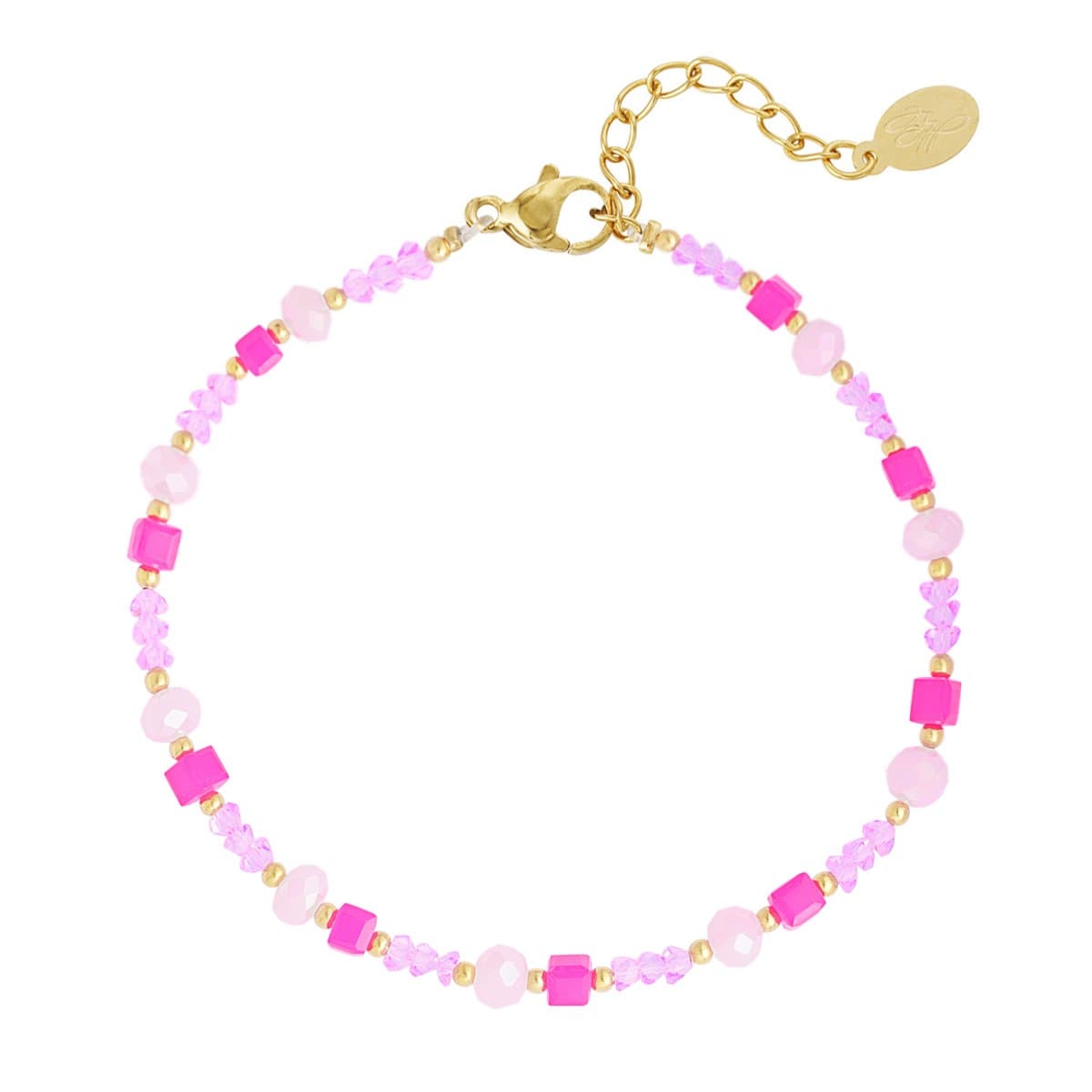 Enkelbandje Beach Vibes roze