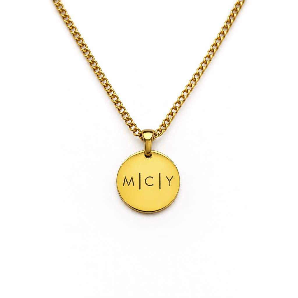Heren Ketting met Initialen