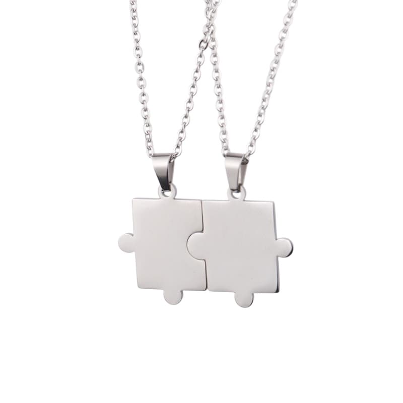 Ketting Set Grote Puzzelstukjes — alternatieve afbeelding