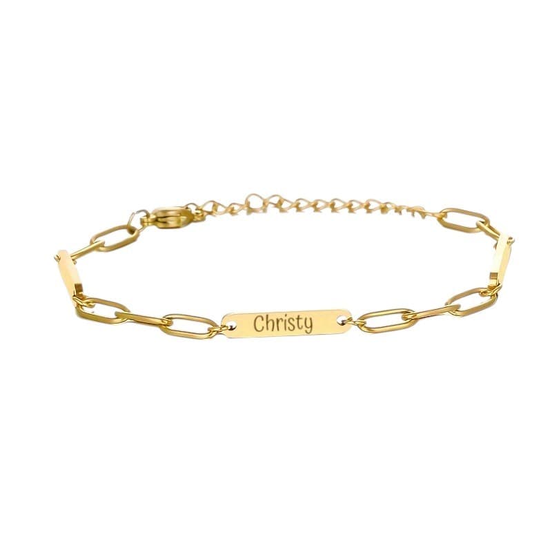 Schakelarmband met 3 Namen