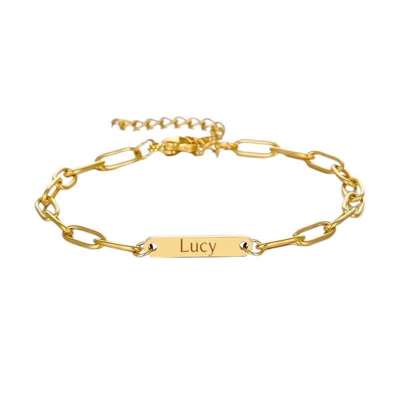 Schakelarmband met 1 Naam