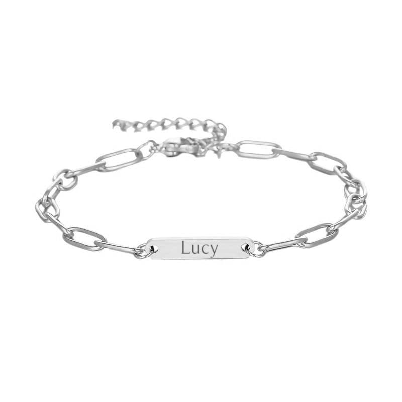 Schakelarmband met 1 Naam