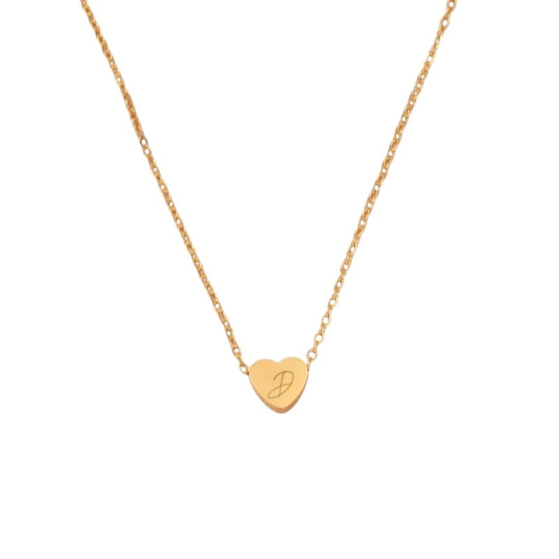 Initiaal Hart Ketting