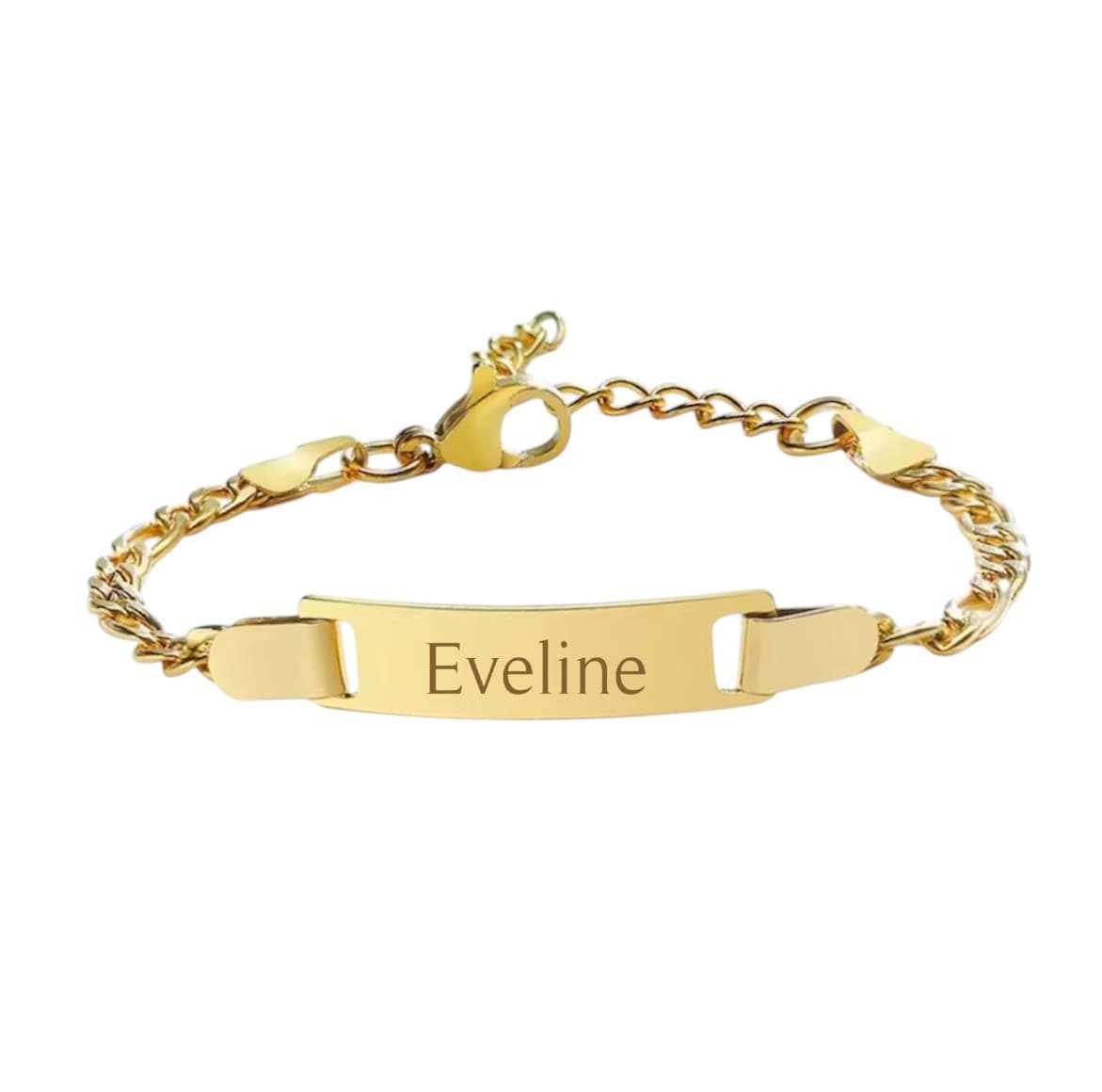 Graveerbare Dames Naam Armband Bar