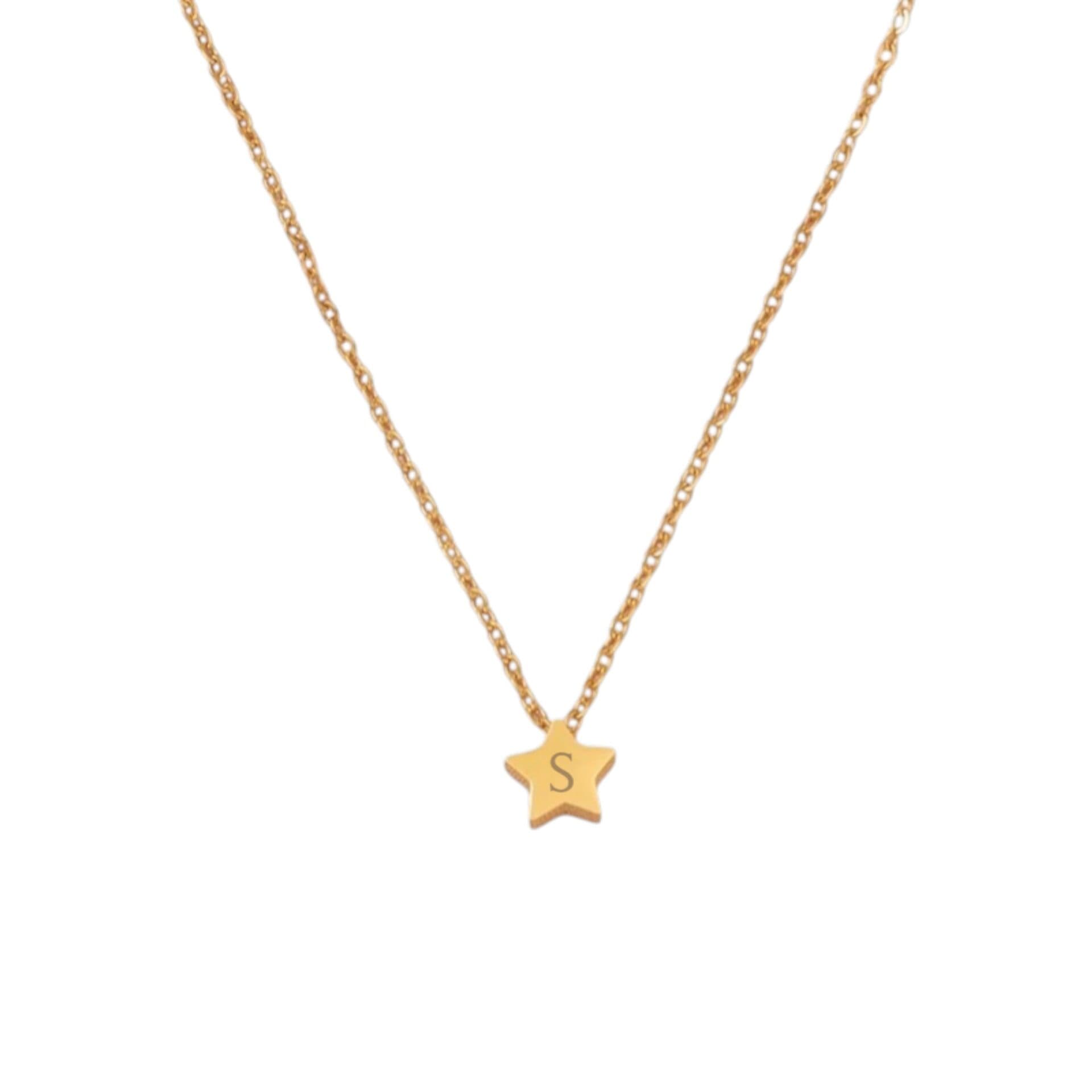 Initiaal Ketting Kleine Ster