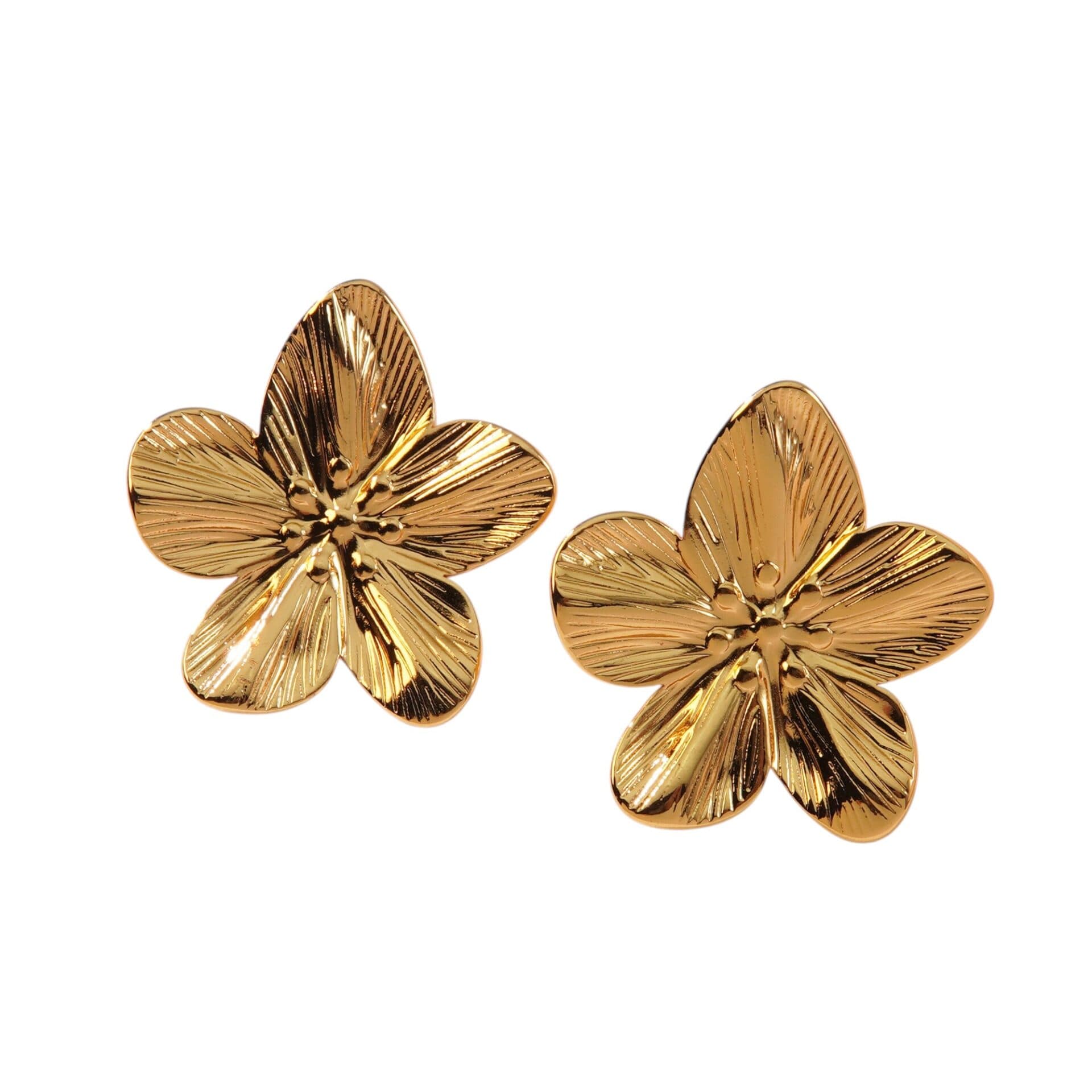 Oorbellen Studs Grote Bloem