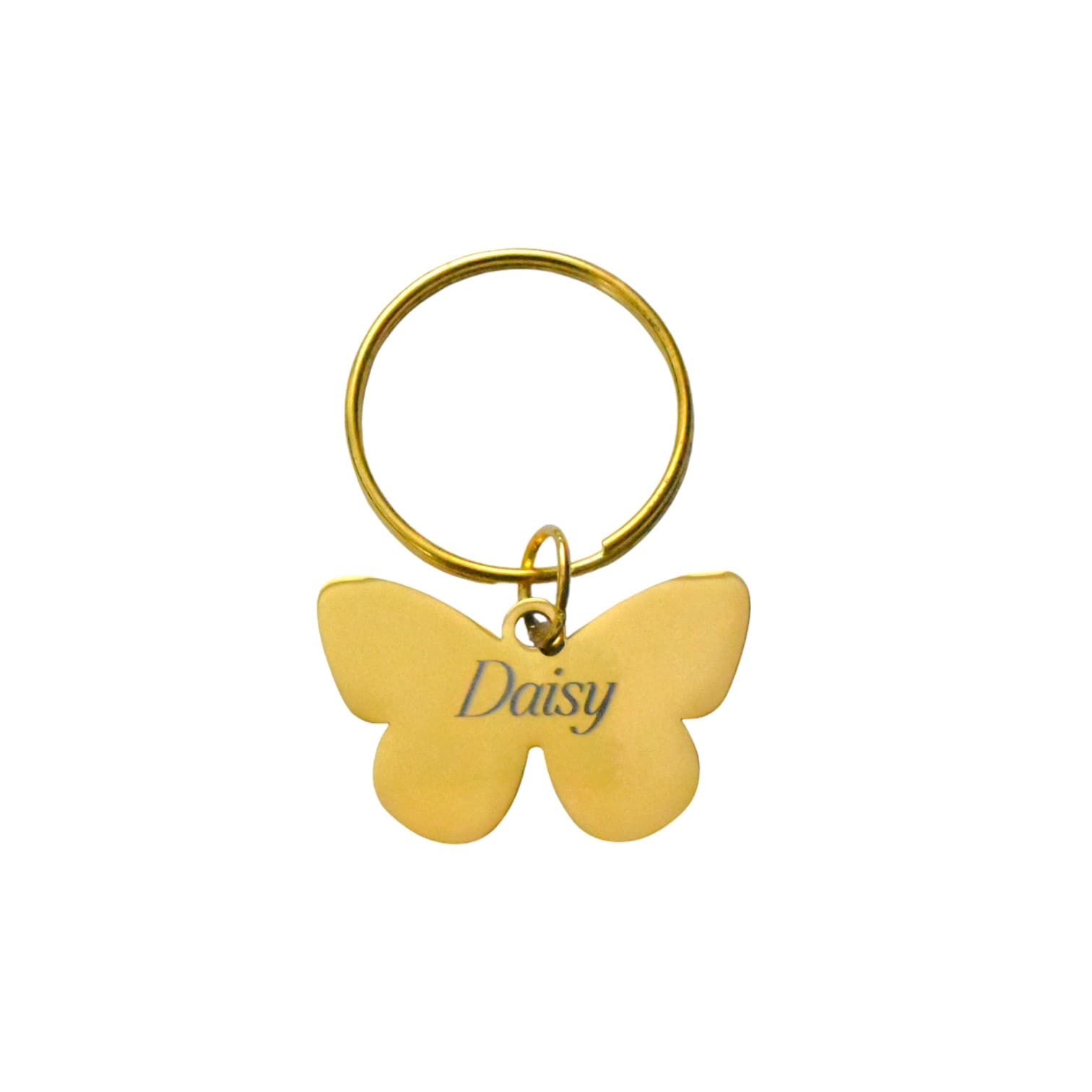 Sleutelhanger Vlinder met Naam