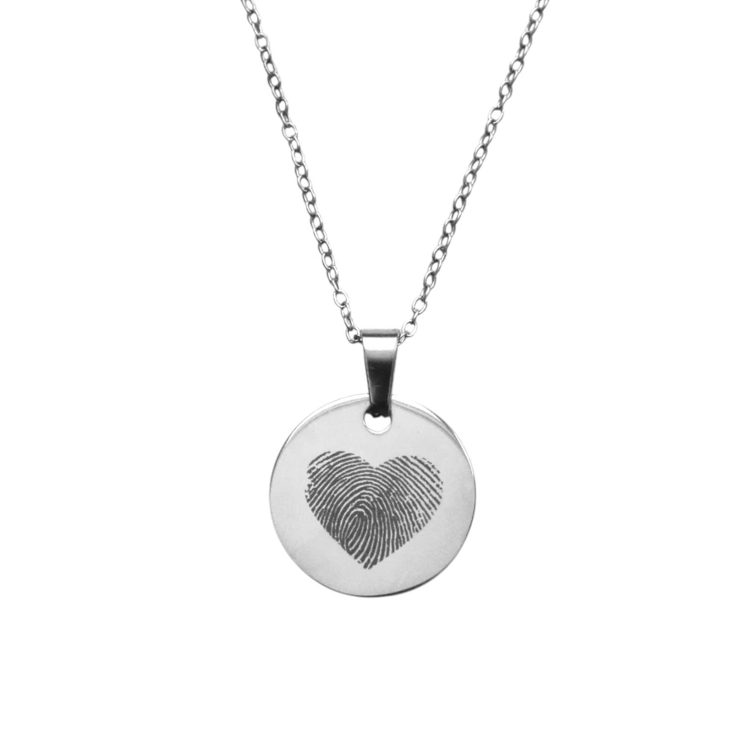 Ketting Vingerafdruk Hart