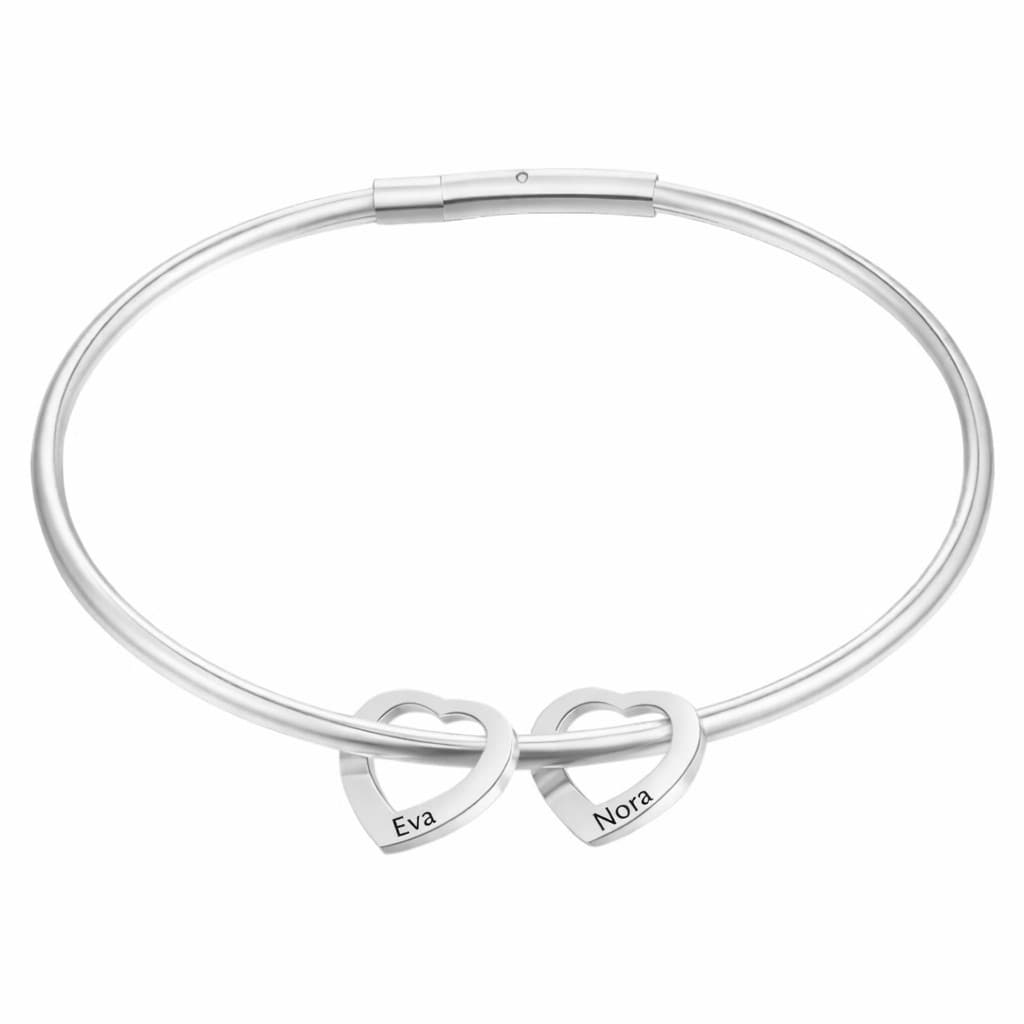Bangle met 2 Hartjes — alternatieve afbeelding