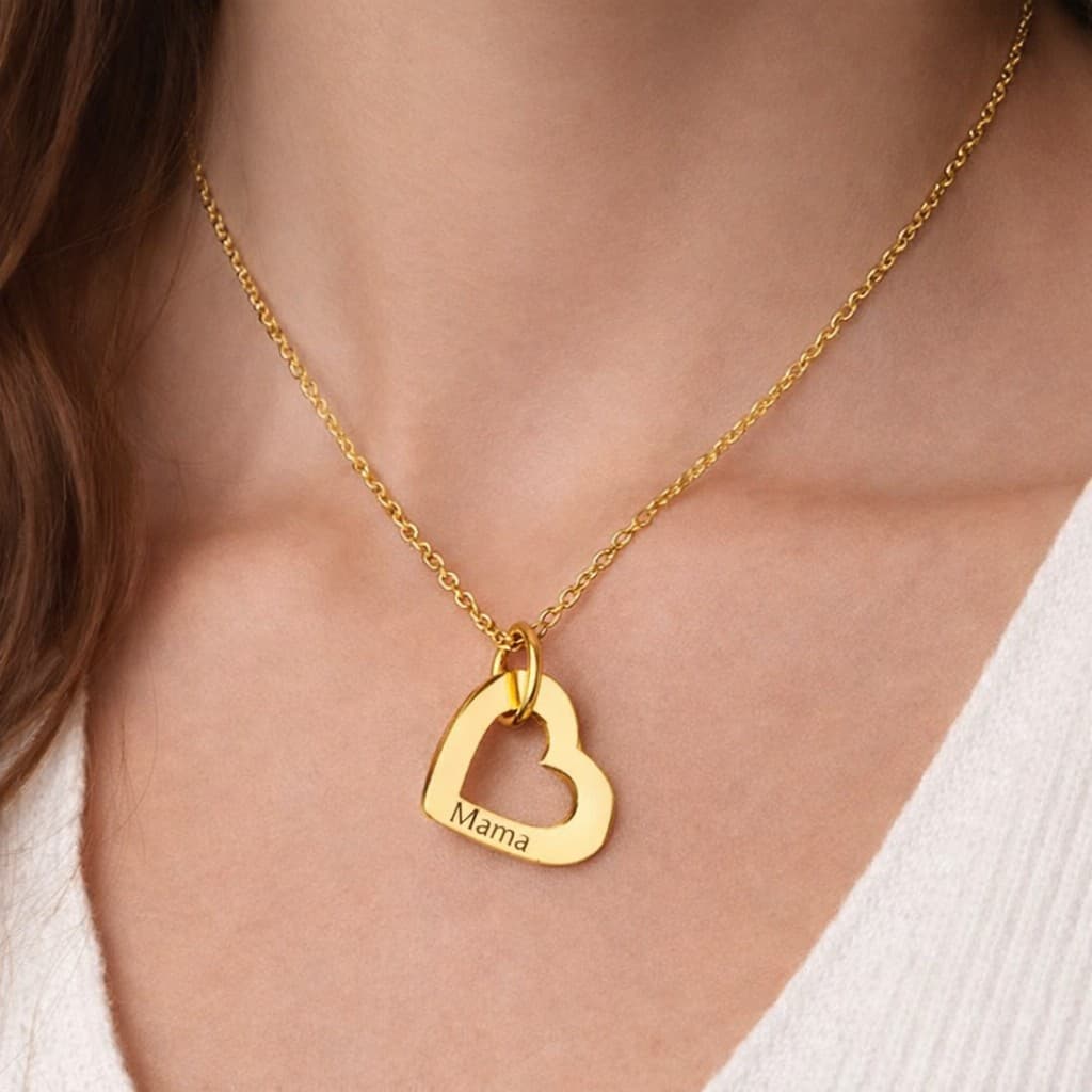 Ketting met 1 Hartje — alternatieve afbeelding