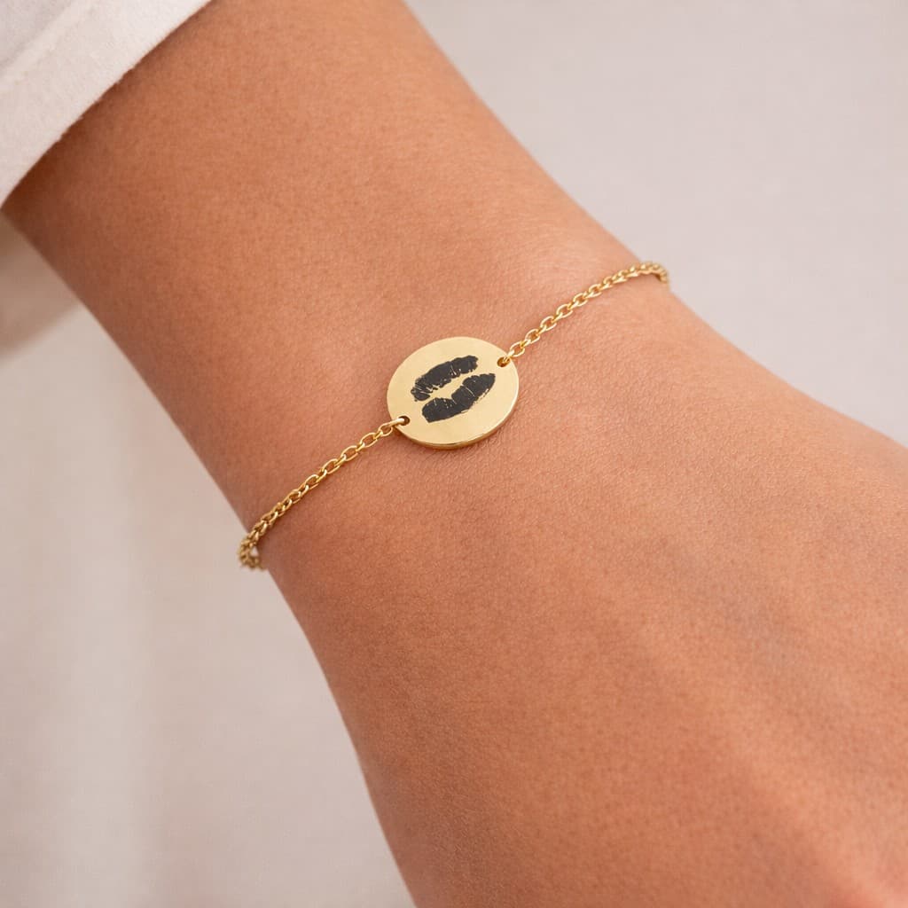 Armband met Kus Afdruk — alternatieve afbeelding